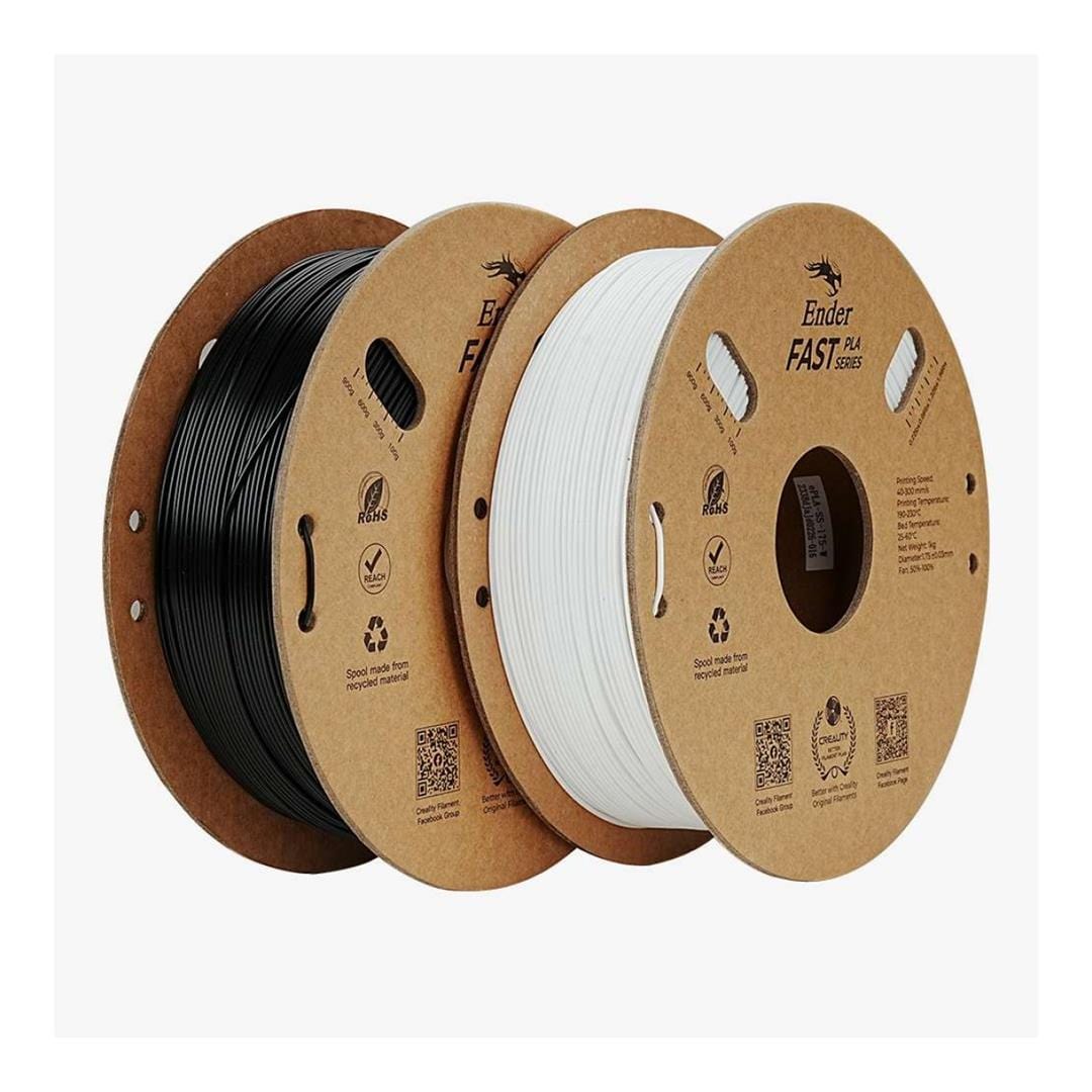 Creality 3D Ender Fast PLA Filament Bundle Black and White 3301010395