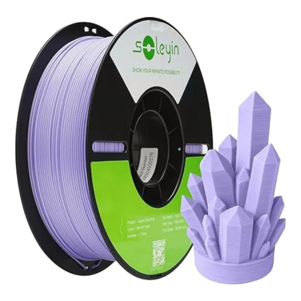 Creality 1kg Soleyin Ultra PLA Macaron Printing Filament Purple 3301010600