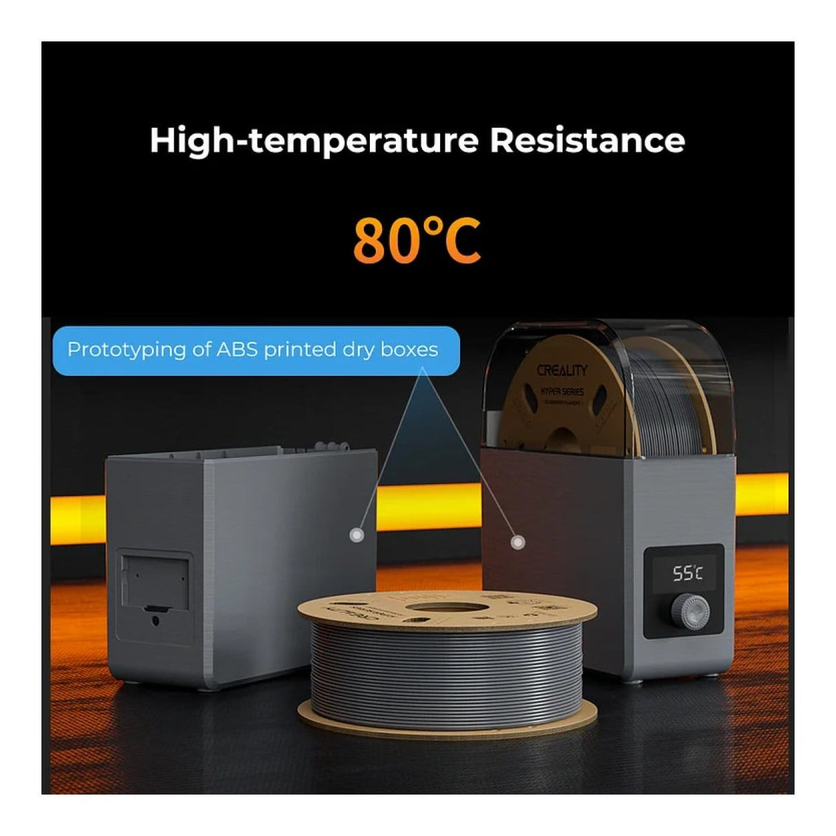 Creality 3D Hyper ABS Filament 1Kg - White 3301020040