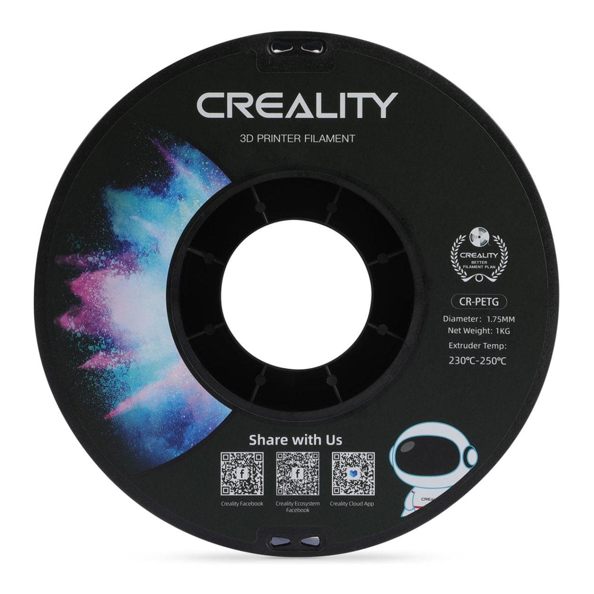 Creality 3D PETG Filament 1Kg - Translucent 3301030037