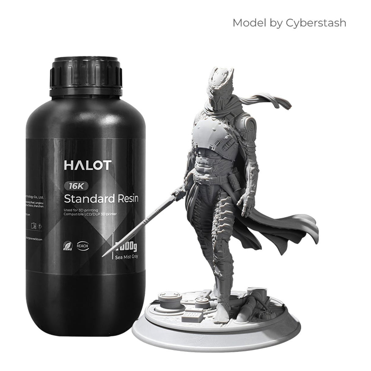 Creality 3D 16K Standard Resin 1Kg - Sea Mist Grey 3302020138