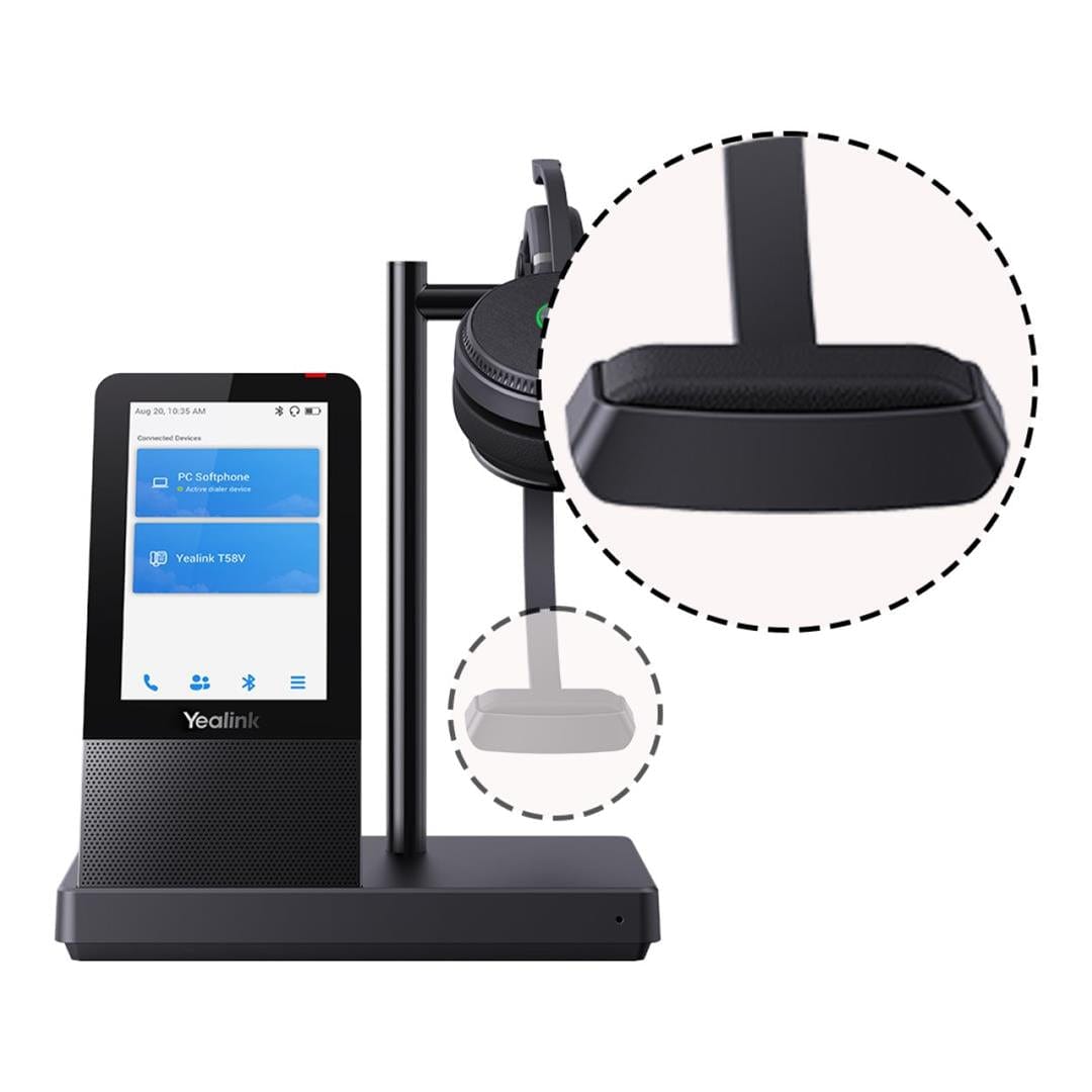 Yealink Headband Side Cushion for WH62/WH66 Mono 5-pack 331100500001