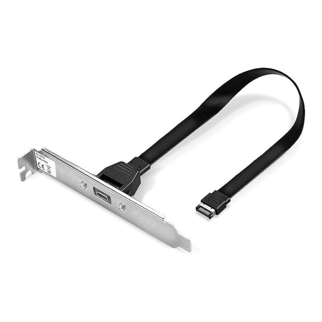 Lindy Single Port USB 3.1 Gen 2 Type-C Back Plate 33118