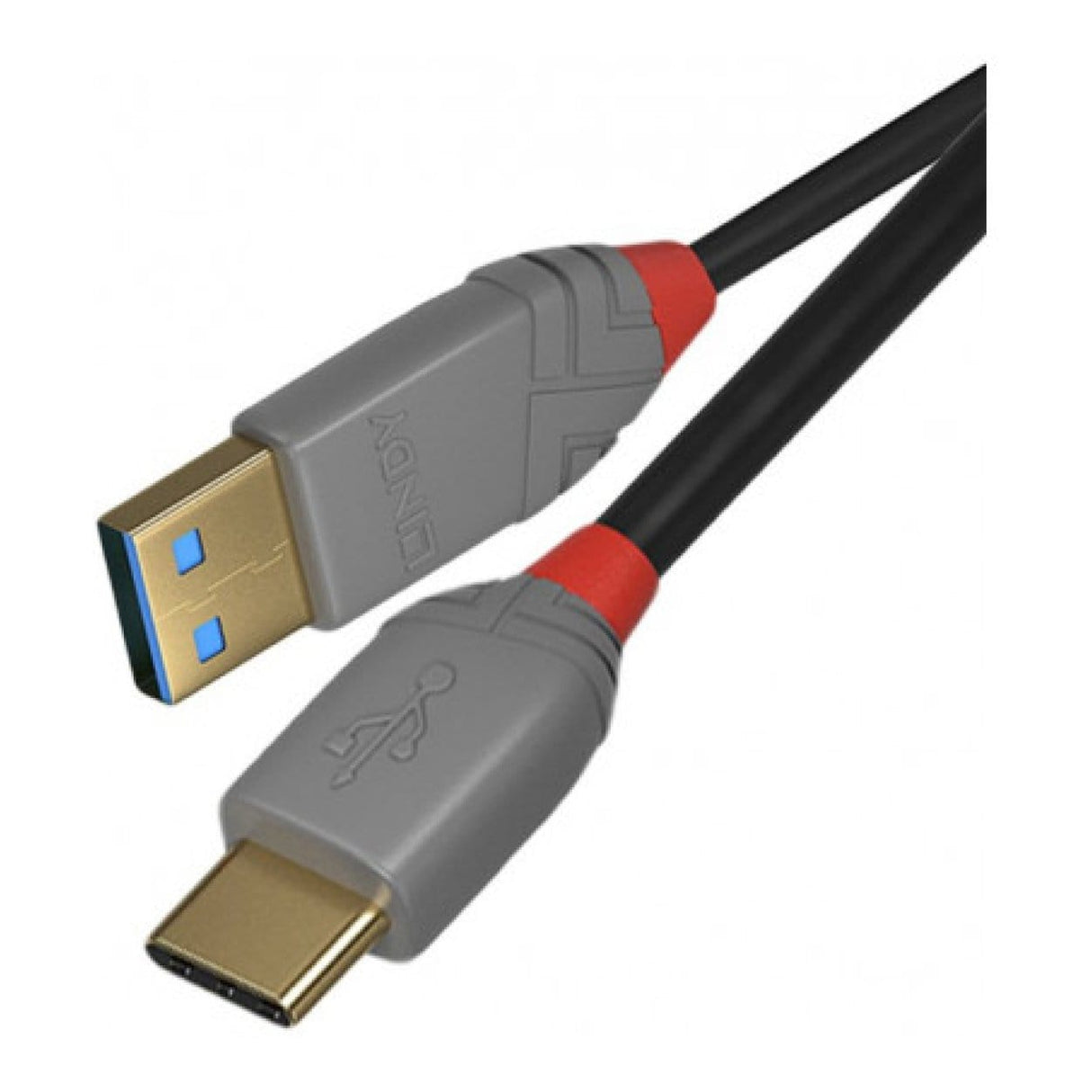 Lindy 0.5m USB 2.0 Type-A to USB-C Charging Cable Anthra Line 36885