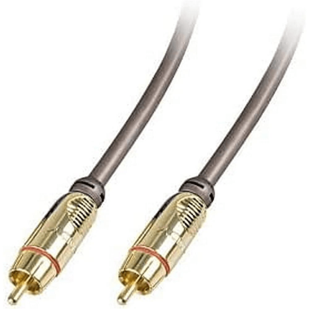 Lindy 0.5m RCA Gold Plated Cable 3789