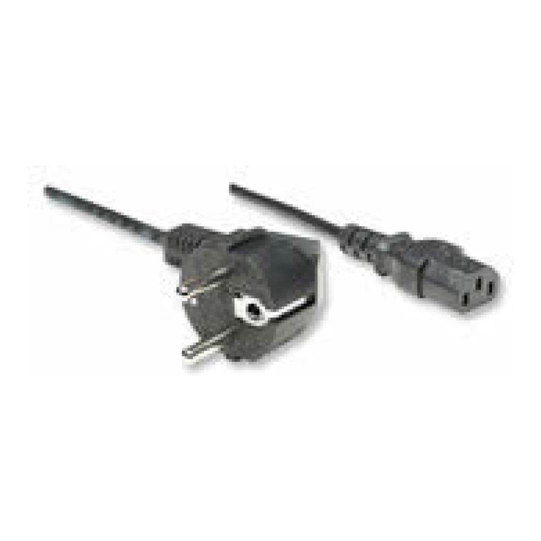 Manhattan C13 to Schuko Power Cable Black 1.8m 391399