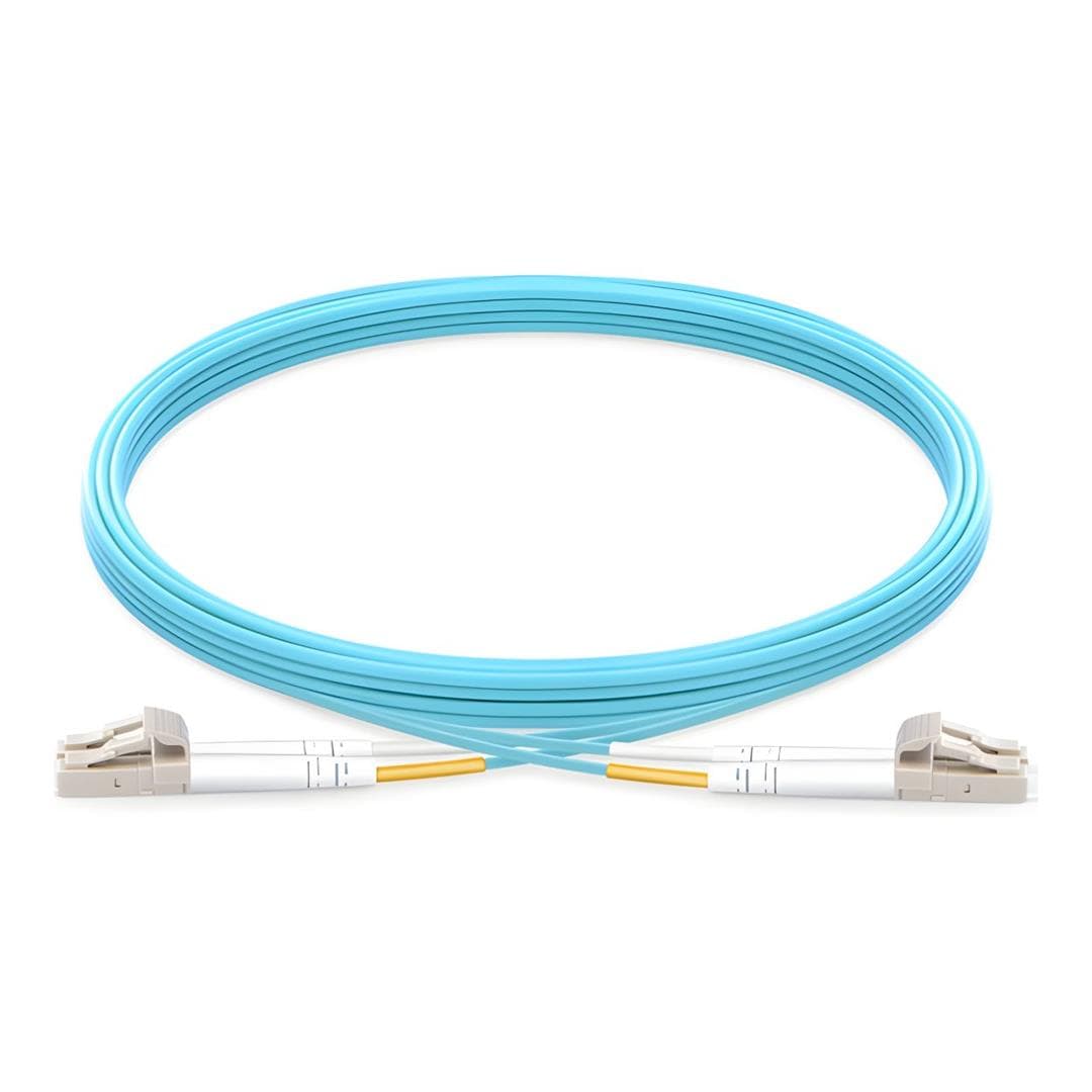 Apache LC-LC Fibre Patch Lead Cable 3m 3MLCLCOM3AQUA