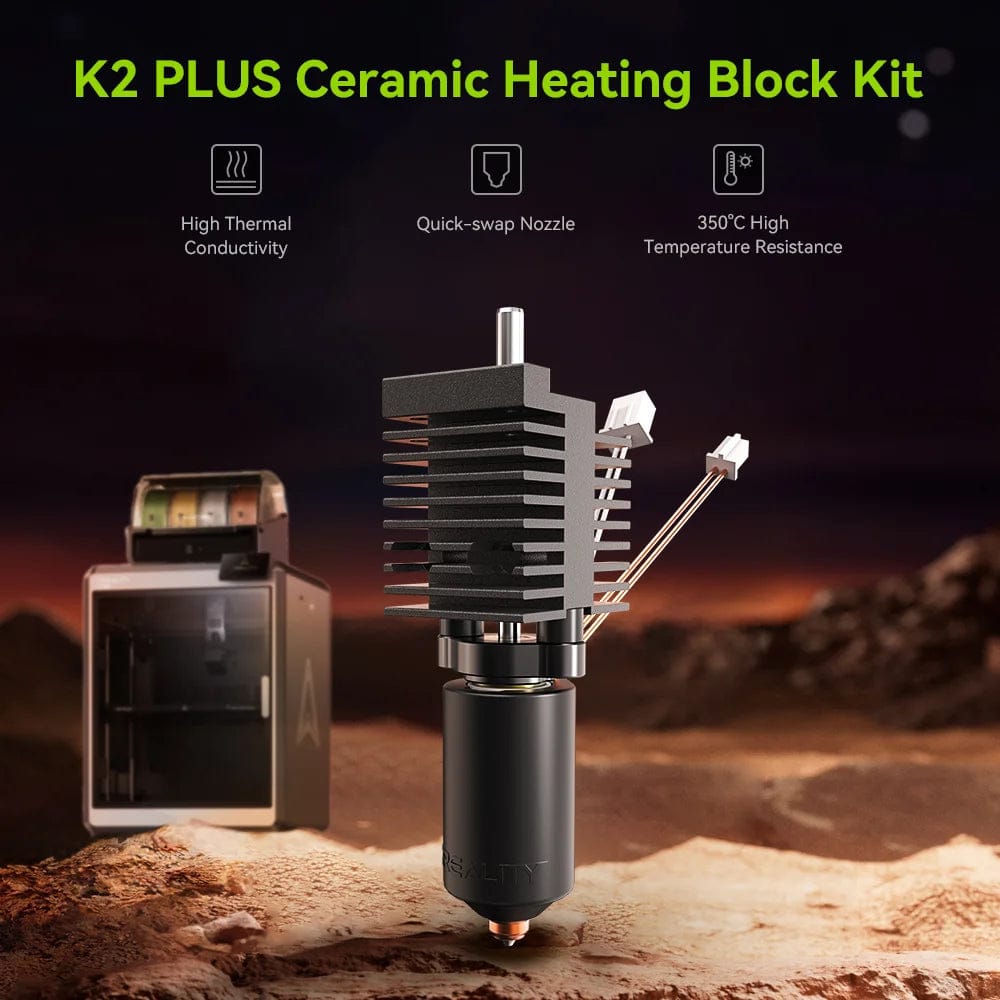 Creality K2 Plus Ceramic Heating Block Kit 4001030145