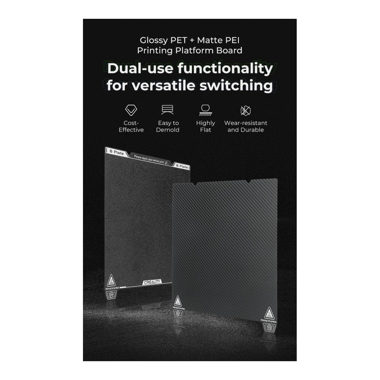 Creality Double-Sided Printing Platform Board Kit for K1 MAX 4004090123