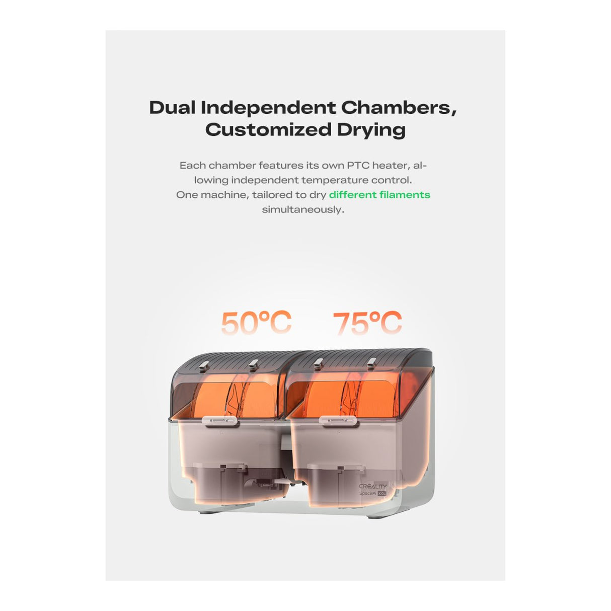 Creality SpacePi X4L Filament Dryer 4005010127
