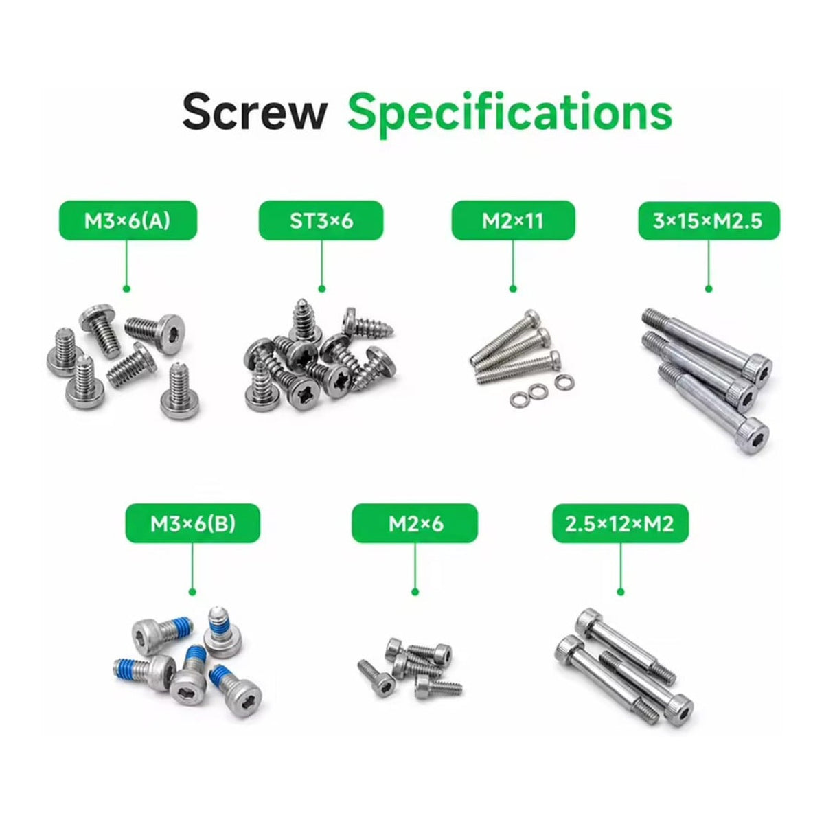 Creality Spare Screw Kit for SparkX i7 4006020034