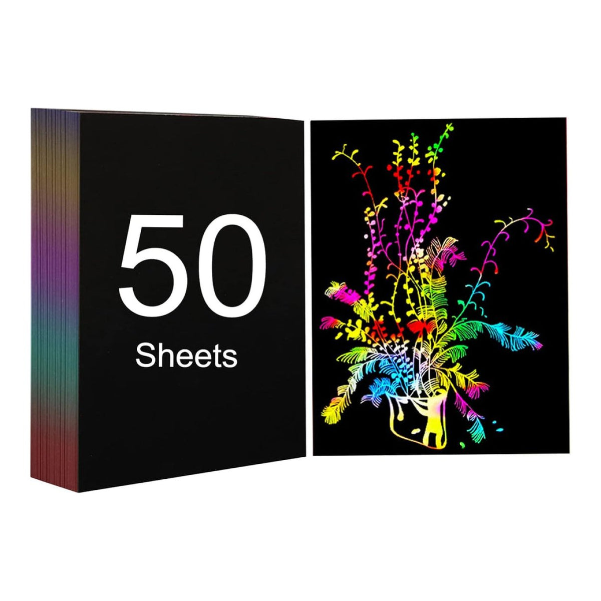 Creality A4 Rainbow Magic Scratch Art Paper 50-pack 4008060162