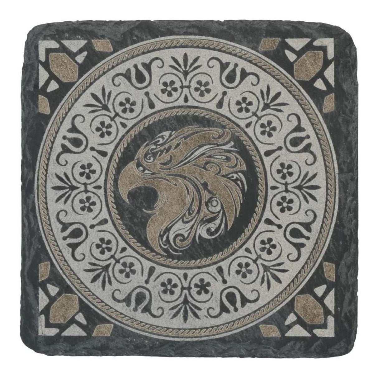 Creality Square Stone Coasters 50-pack Black 4008060394