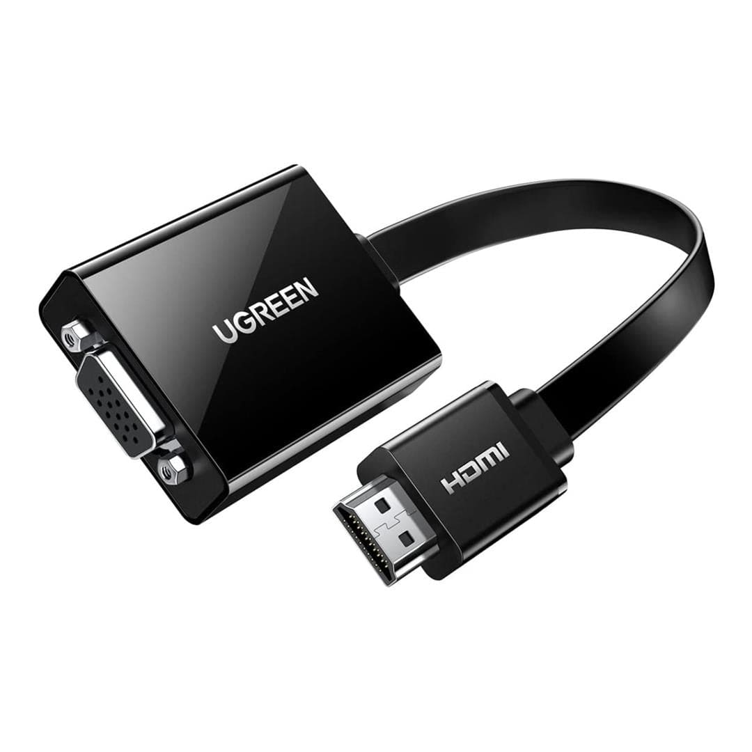 UGreen HDMI Male to VGA Female Micro-USB Adapter Black 40248