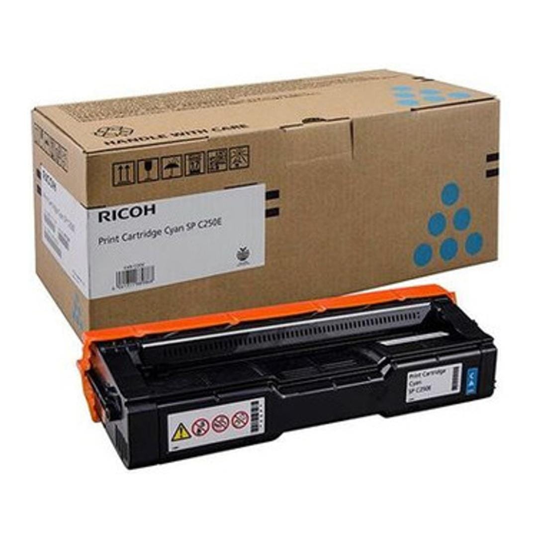 Ricoh Type 220 Cyan Toner Cartridge 1,600 Pages Original 407544 Single-pack