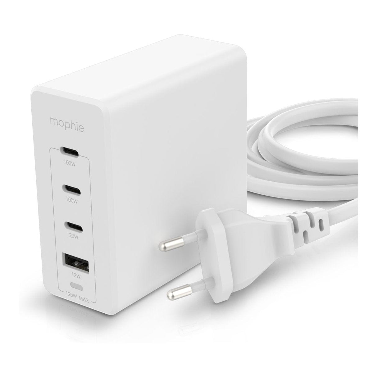 ZAGG Mophie 120W GaN USB-C PD Wall Adapter EU White 409909309