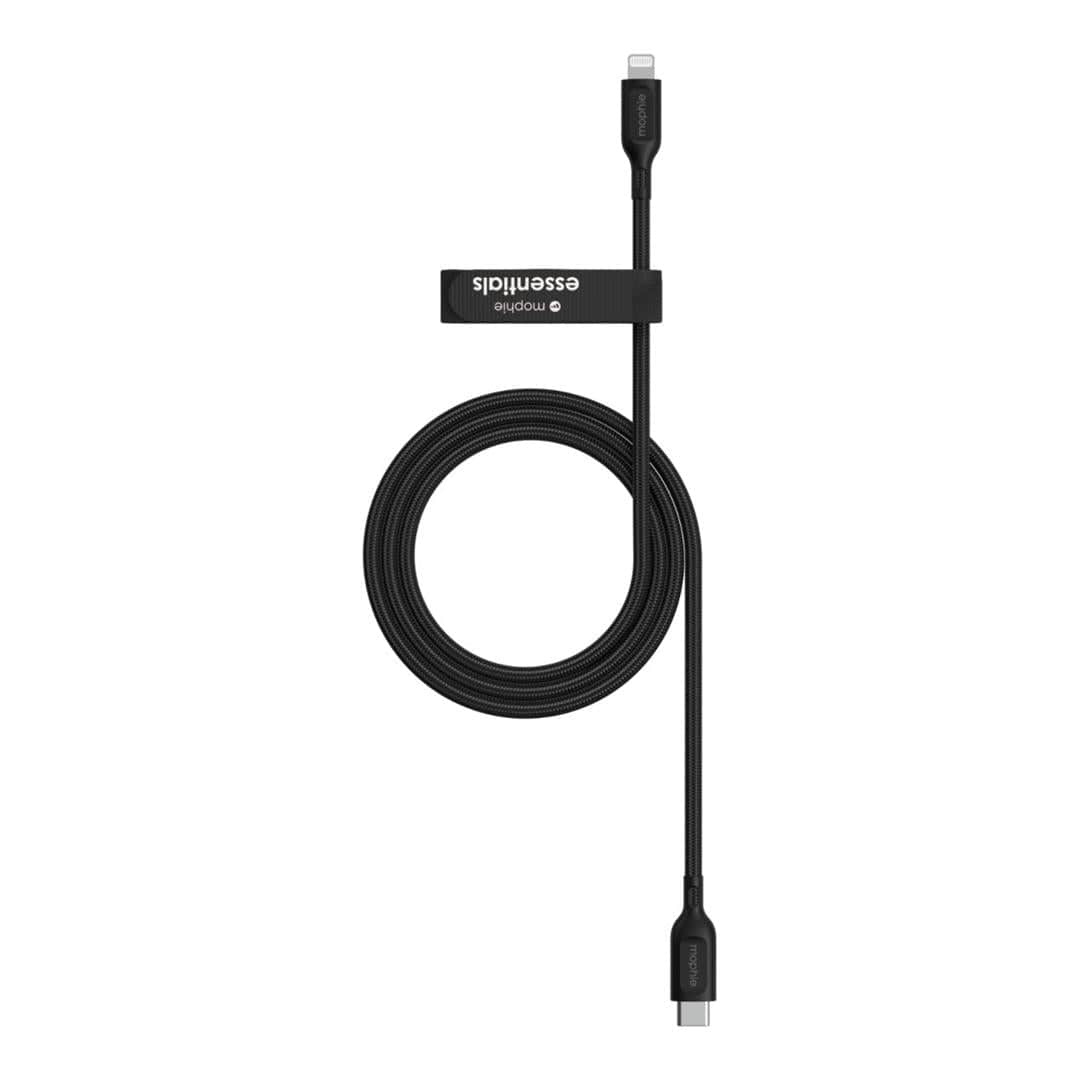 ZAGG Mophie 2m Essentials USB-C to Lightning Cable Black 409913776