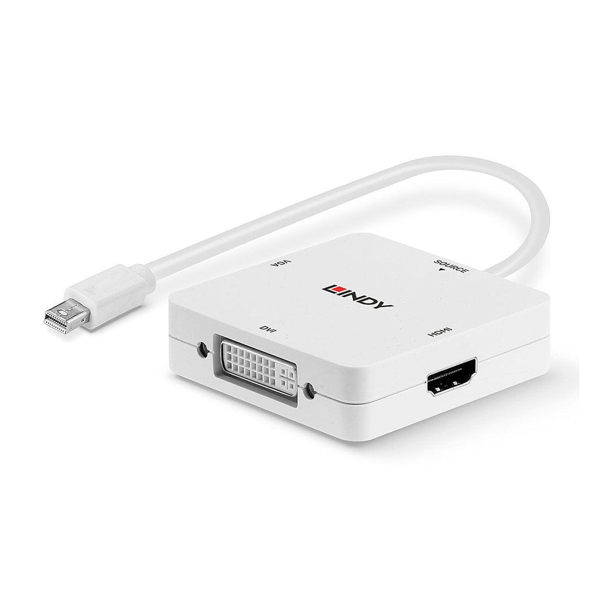 Lindy 3-in-1 to Mini DisplayPort 1.2 Active Adapter Converter 41035