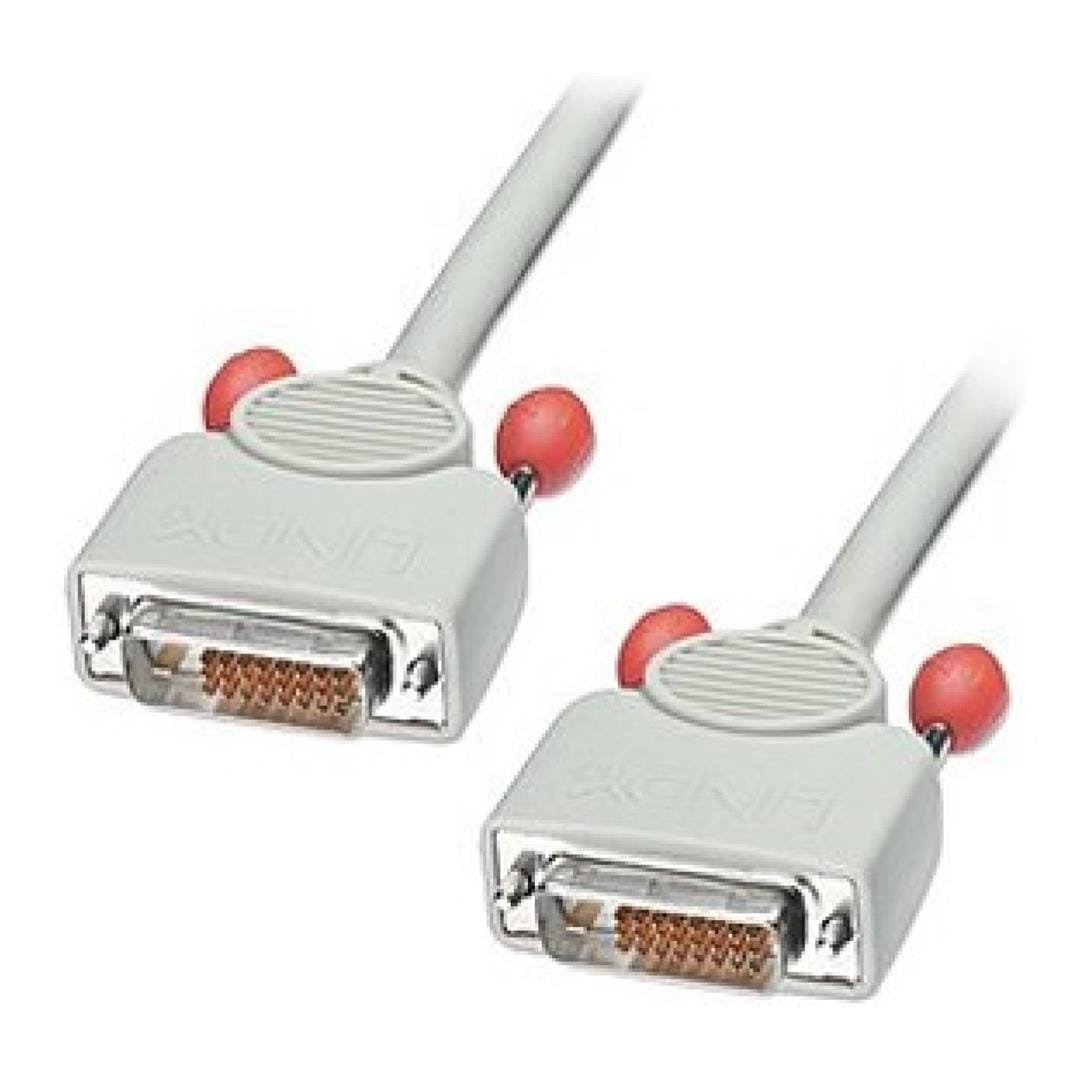 Lindy 5m DVI-D Dual Link DVI Lead Cable Grey 41242