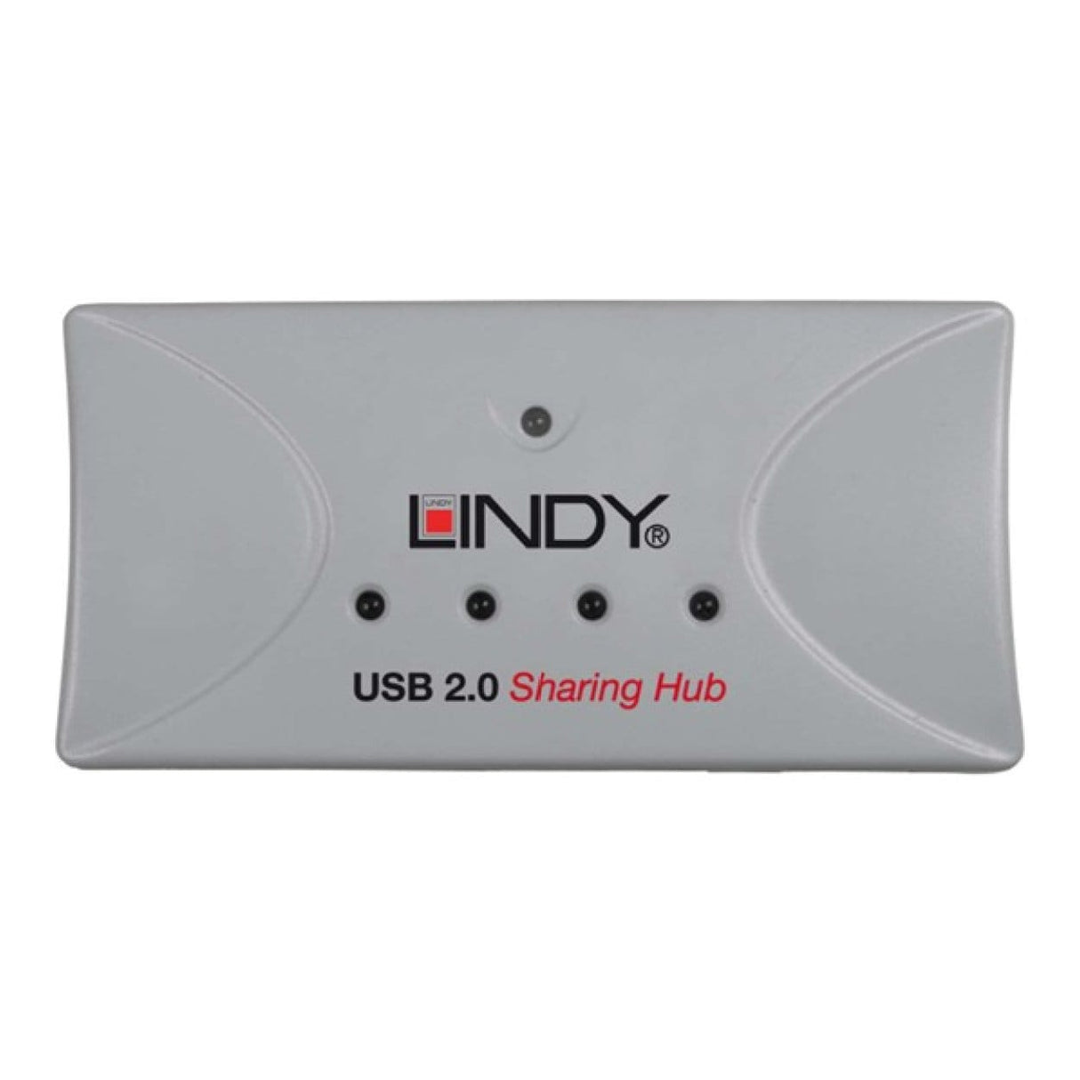 Lindy USB 2.0 4-port Sharing Hub Grey 42887