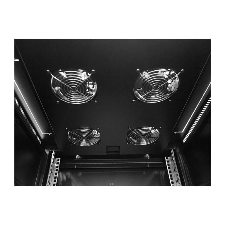 Connect 42U 800mm Deep Cabinet with 4 Fans and 3 Shelves 42UCAB800D