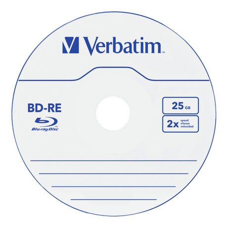 Verbatim 43615 Blank Blu-Ray Disc BD-RE 25GB 5-pack