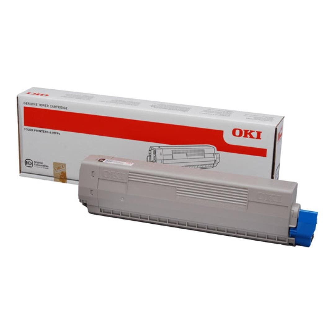 OKI Black Toner Cartridge 7,000 Pages Original 44844616
