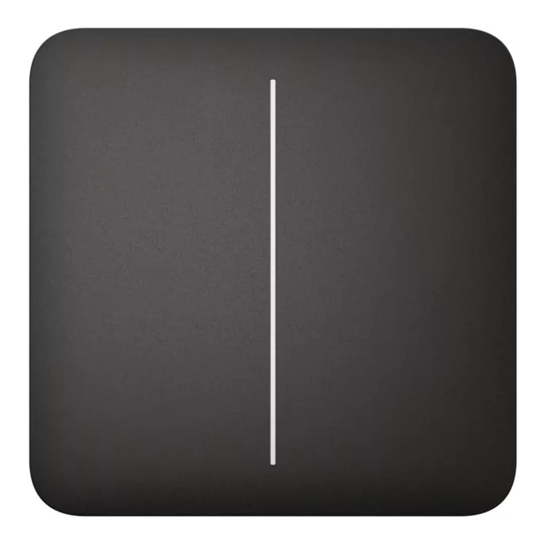 Ajax Smart LightSwitch Jeweller 2-Gang SoloButton Black 45119.144.BL