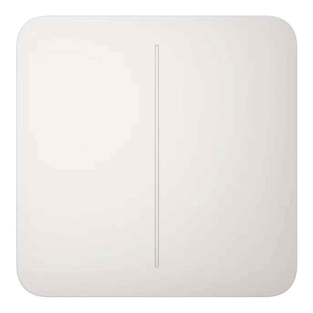 Ajax Smart LightSwitch Jeweller 2-Gang SoloButton White 45120.144.WH