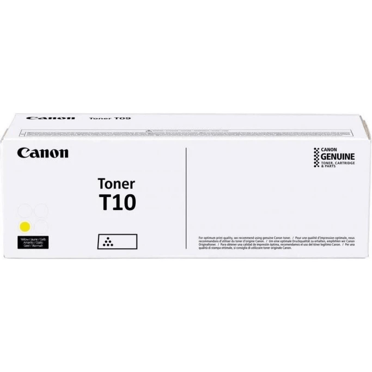 Canon T10 Yellow Toner Cartridge 10,000 Pages Original 4563C001 Single-pack