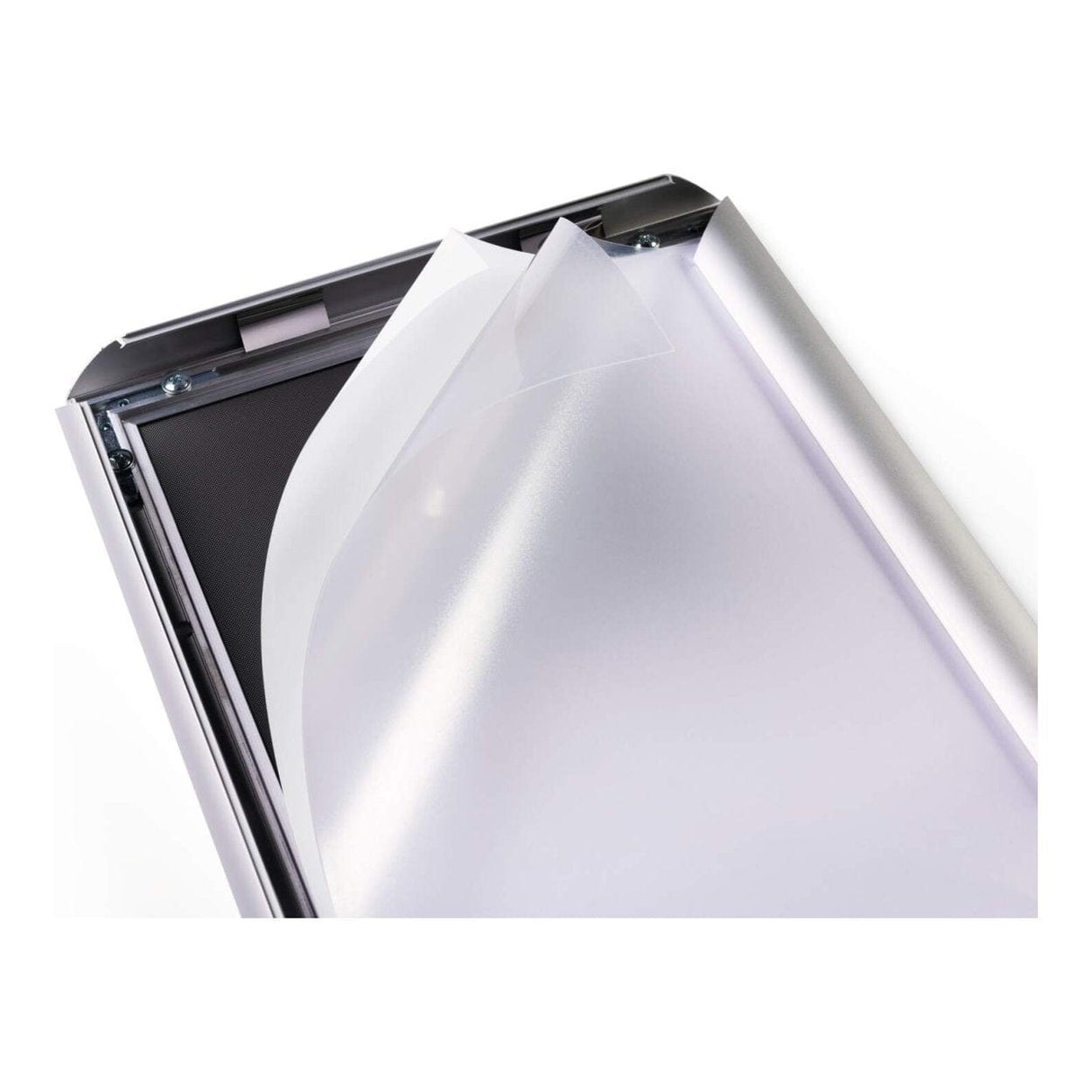 Durable A4 Aluminium Snap Frame Silver 479623