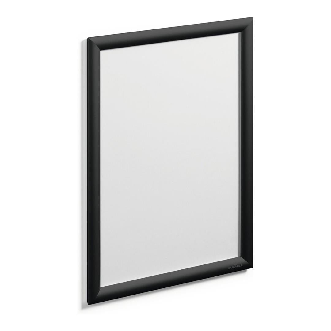 Durable A3 Snap Frame Aluminium Black 479701