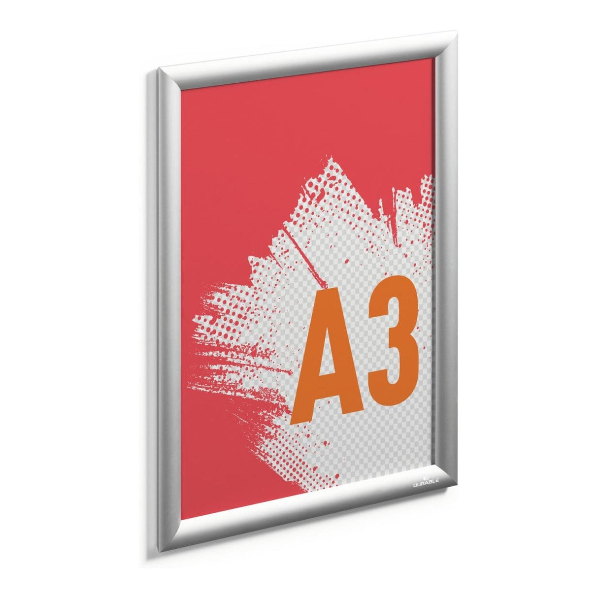 Durable A3 Aluminium Snap Frame Silver 479723