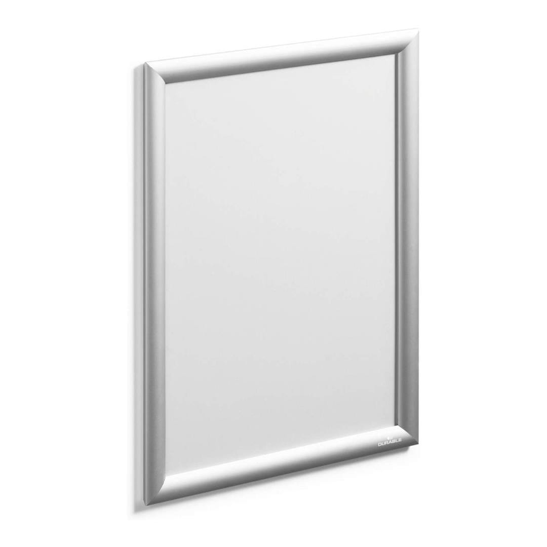 Durable A3 Aluminium Snap Frame Silver 479723