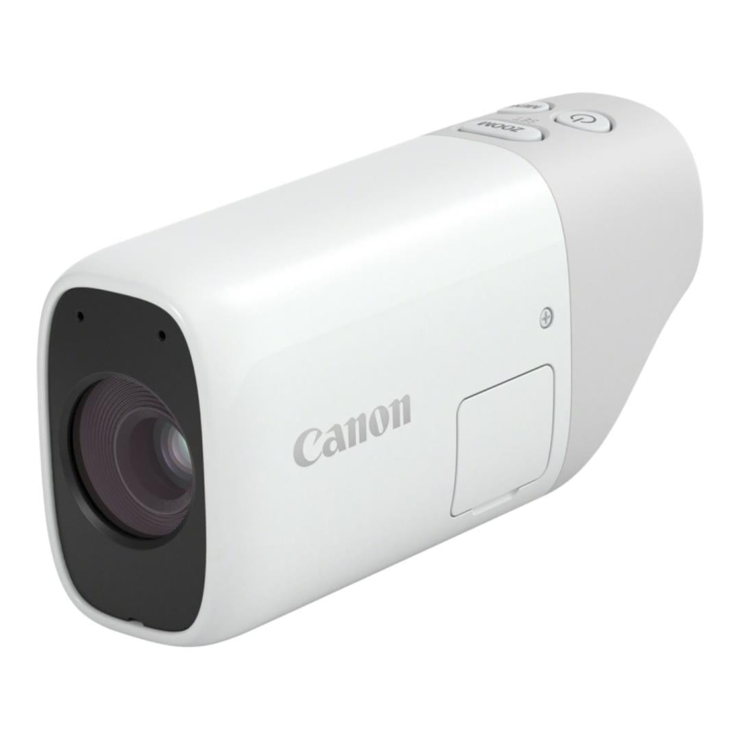 Canon PowerShot ZOOM 12.1MP Telephoto Monocular Compact Camera White 4838C014