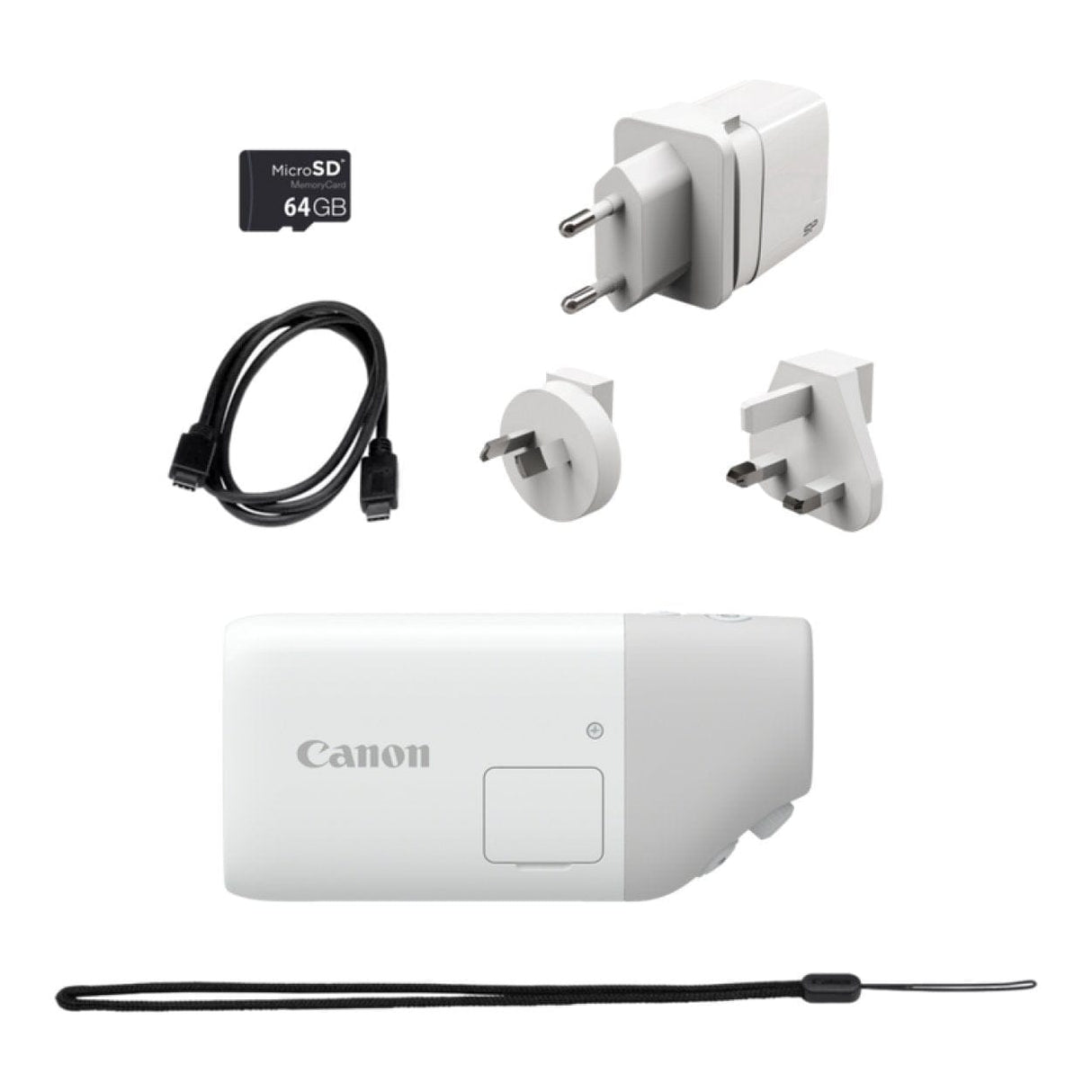 Canon PowerShot ZOOM 12.1MP Telephoto Monocular Compact Camera White 4838C014