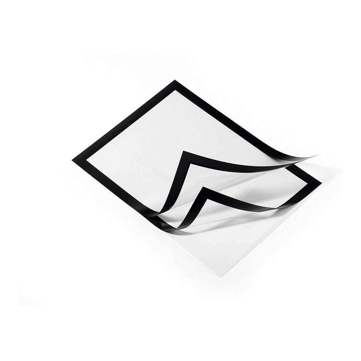 Durable DURAFRAME A4 Self Adhesive Magnetic Signage Frame 2-pack Black 487201