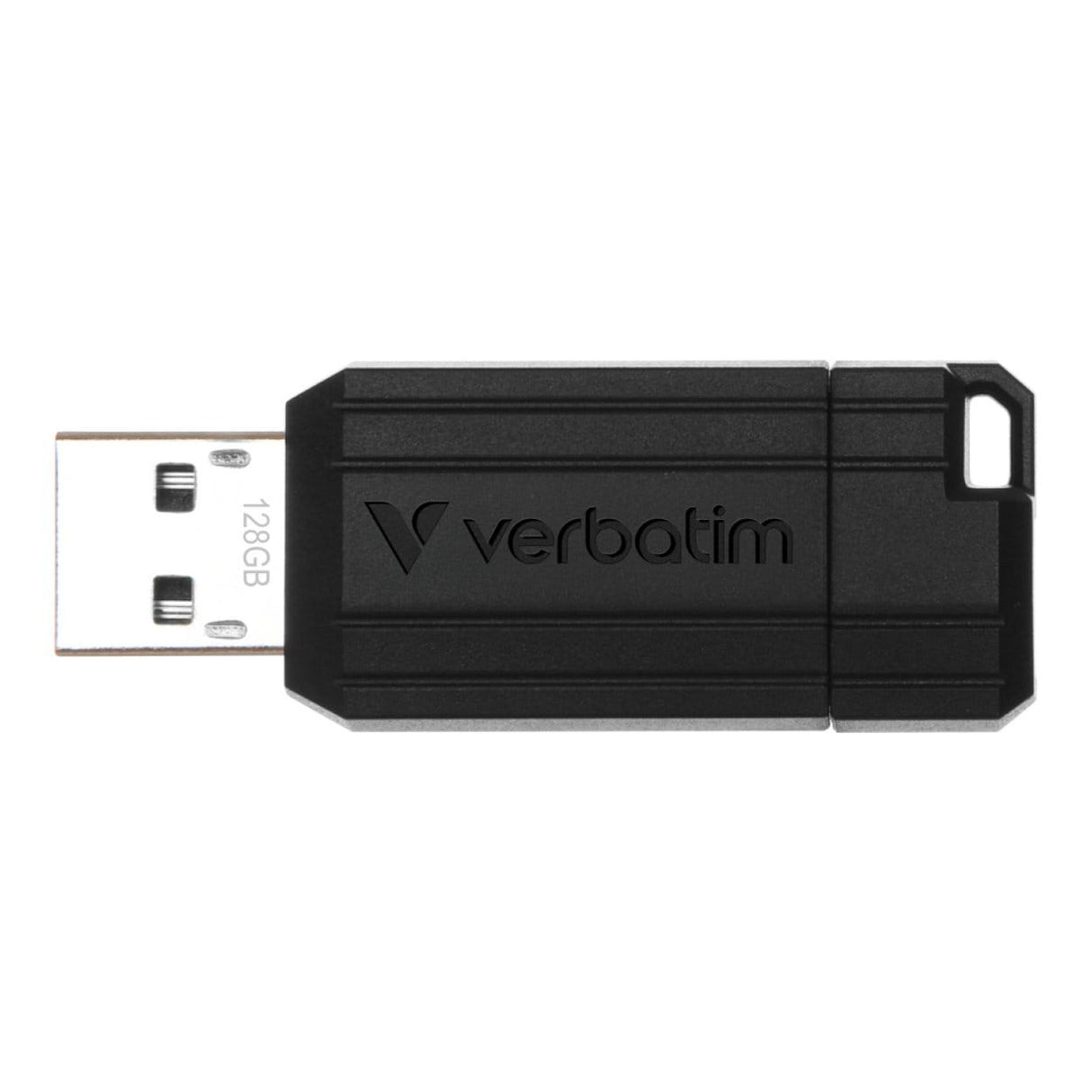 Verbatim PinStripe 128GB USB Flash Drive Black 49071