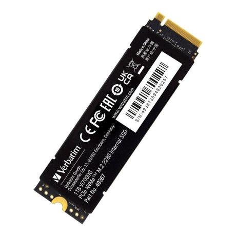 Verbatim Vi7000G 1TB M.2 2280 PCIe Gen 4x4 NVMe Internal SSD 49367