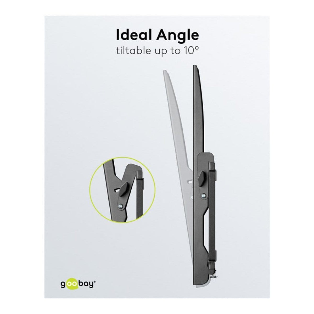 Goobay 43-inch to 100-inch Basic Tilt TV Wall Mount 49743