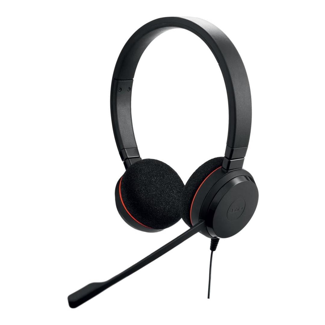 Jabra Evolve 20 Wired Stereo Headset Black 4999-823-169