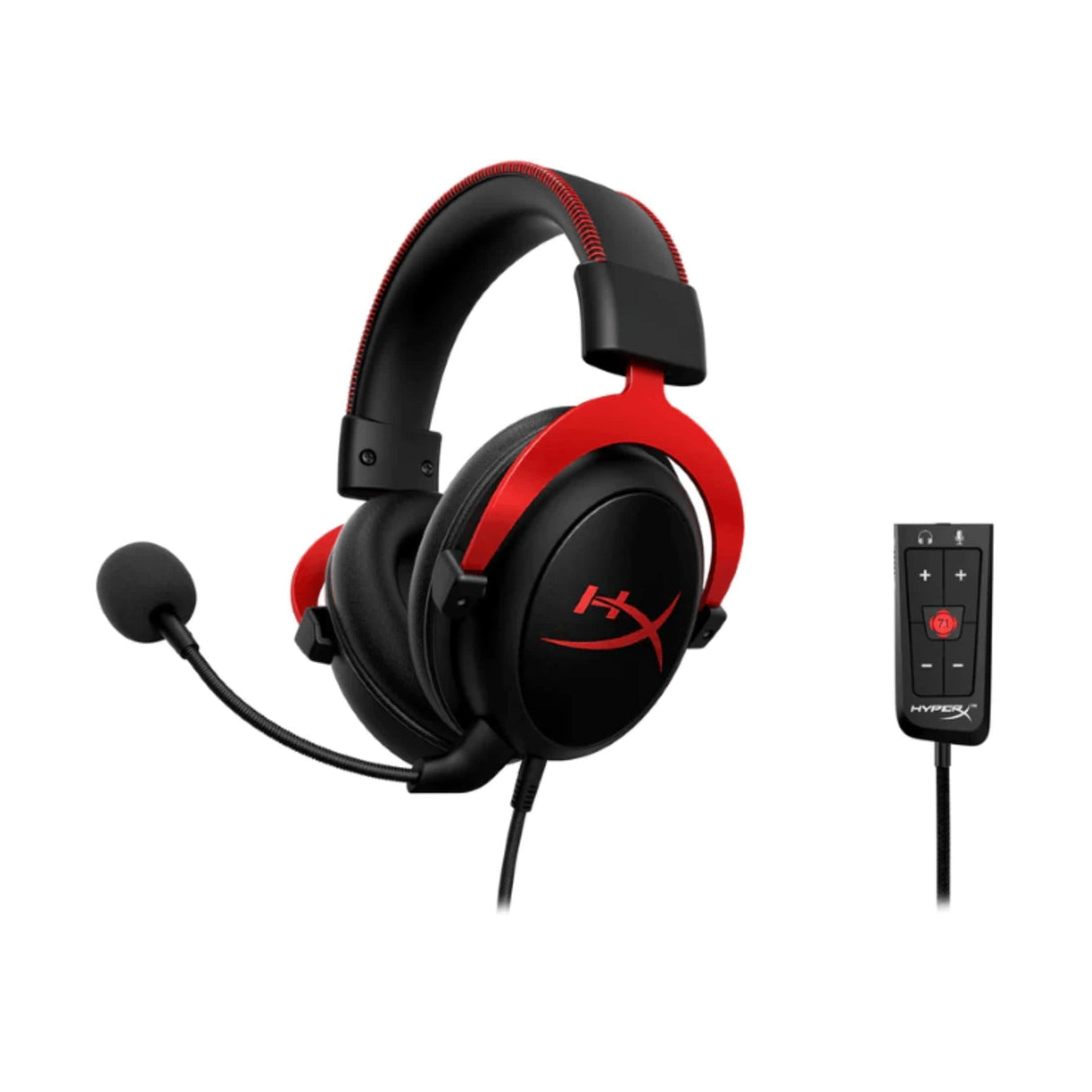 HyperX Cloud II Wired Gaming Headset Black Red 4P5M0AA