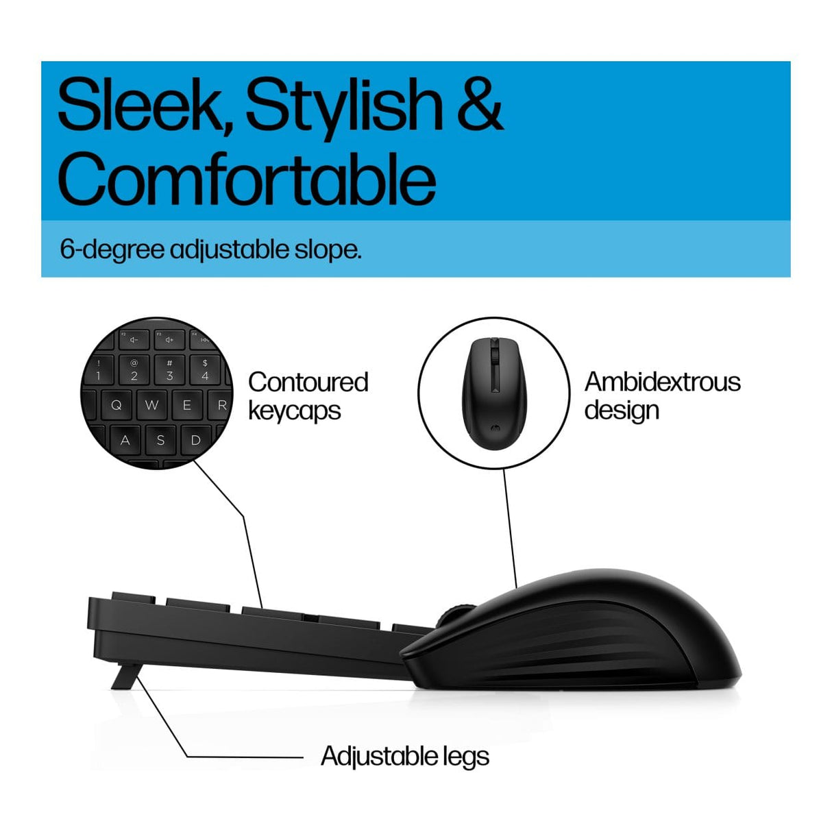 HP 655 Wireless Keyboard and Mouse Combo 4R009UT