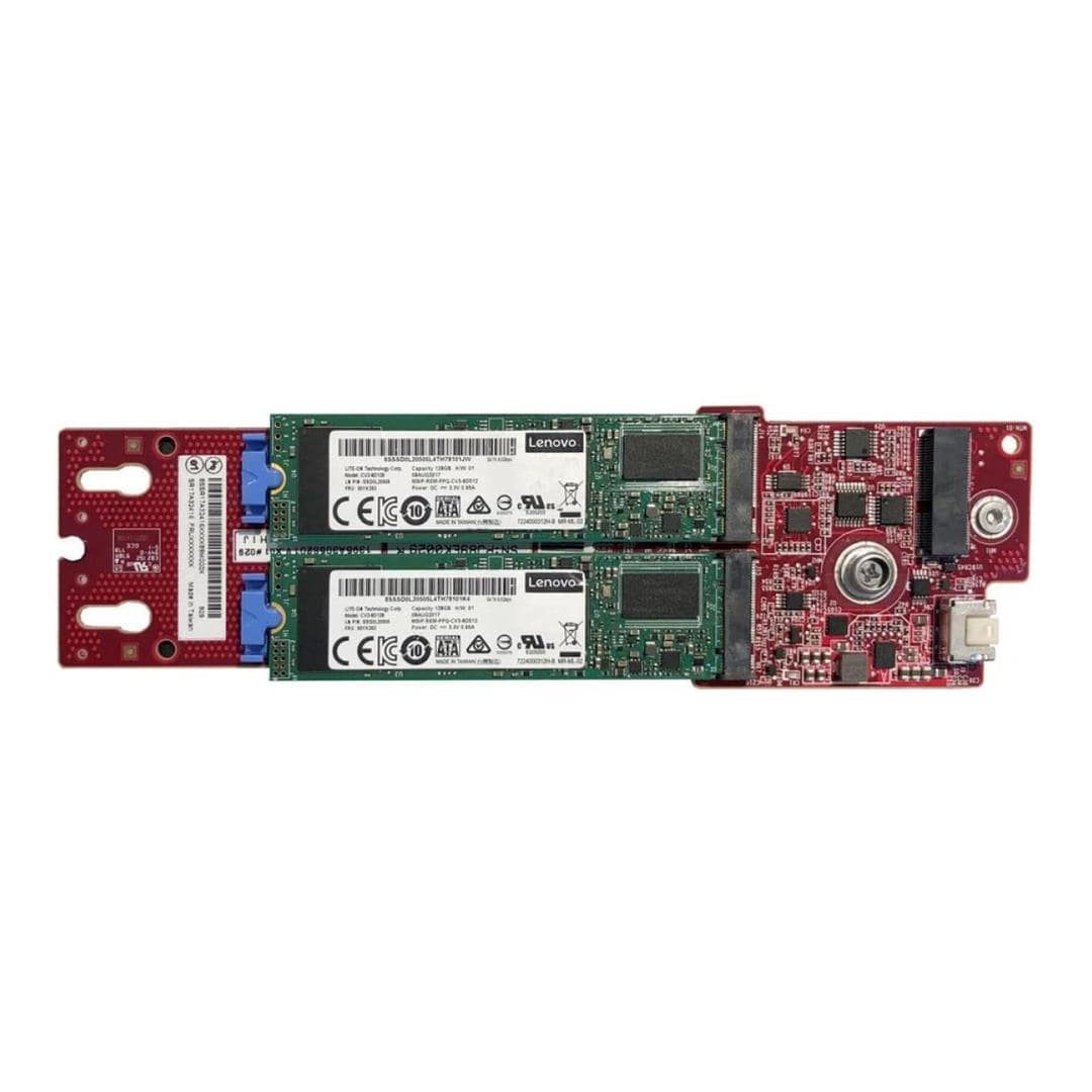 Lenovo ThinkSystem 2-bay M.2 SATA and NVMe Internal Adapter Card 4Y37A79663