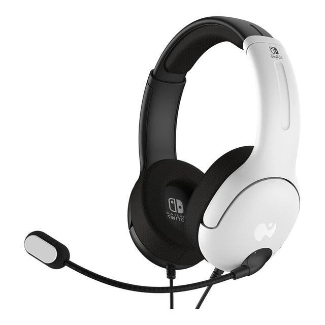 PDP AIRLITE Wired OLED Headset for Nintendo Switch Black White 500-162-BW