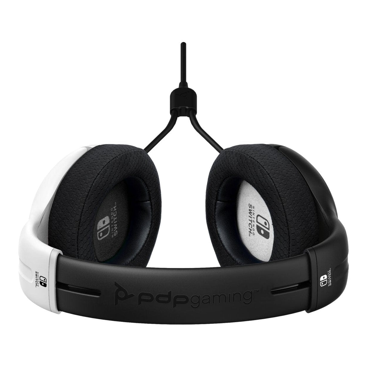PDP AIRLITE Wired OLED Headset for Nintendo Switch Black White 500-162-BW