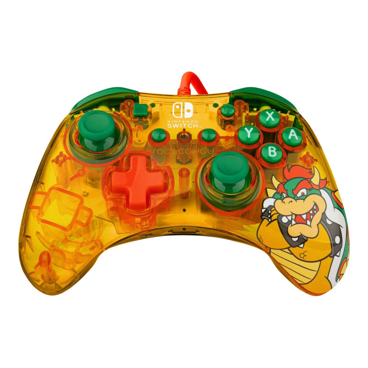 PDP Wired Gaming Controller for Nintendo Switch Bowser Rock Candy 500-181-BOW