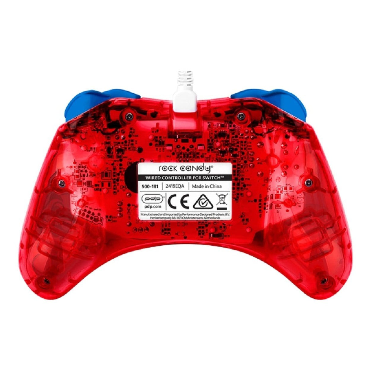 PDP Wired Gaming Controller for Nintendo Switch Mario Punch Rock Candy 500-181-MAR