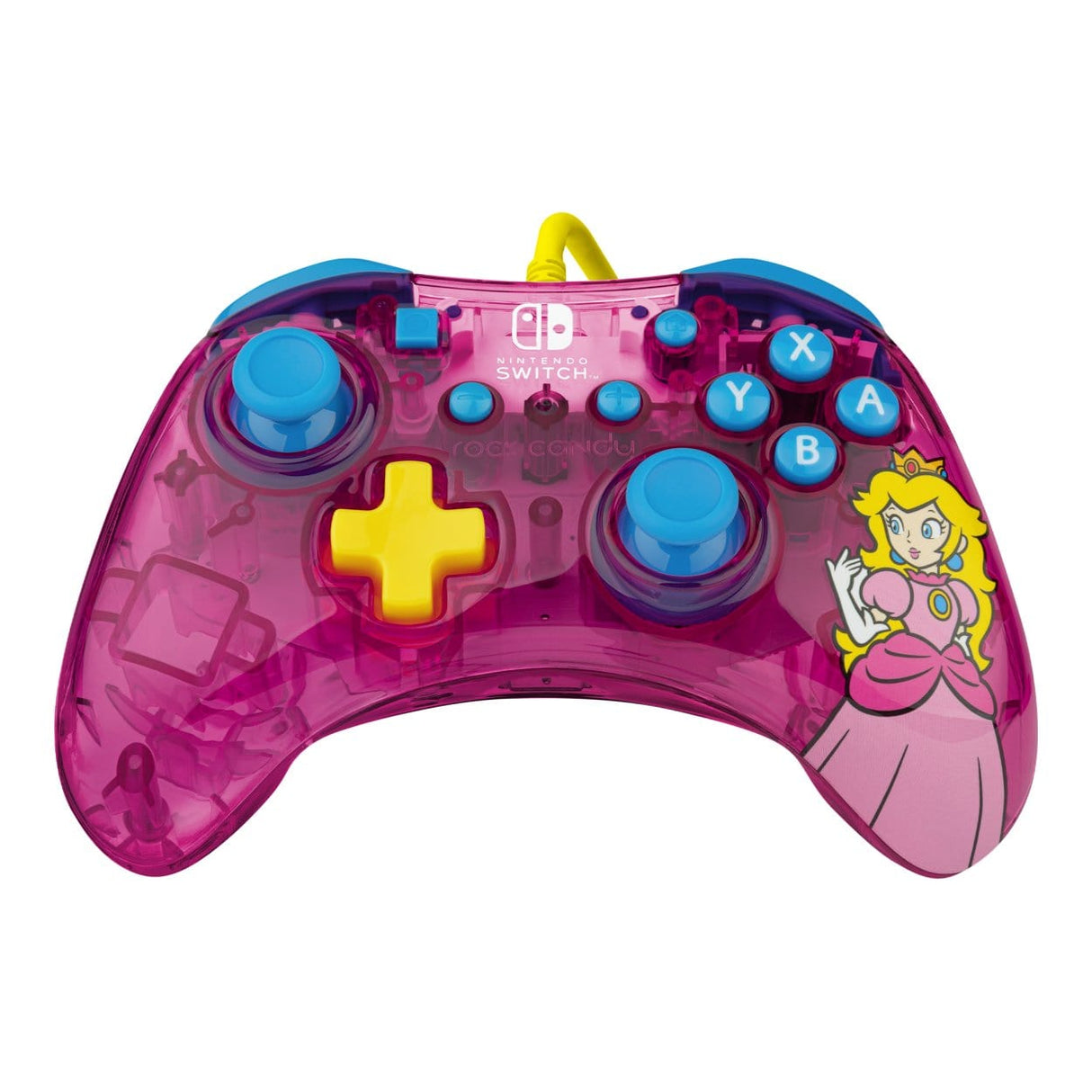 PDP Wired Gaming Controller for Nintendo Switch Peach Pink Rock Candy 500-181-PCH
