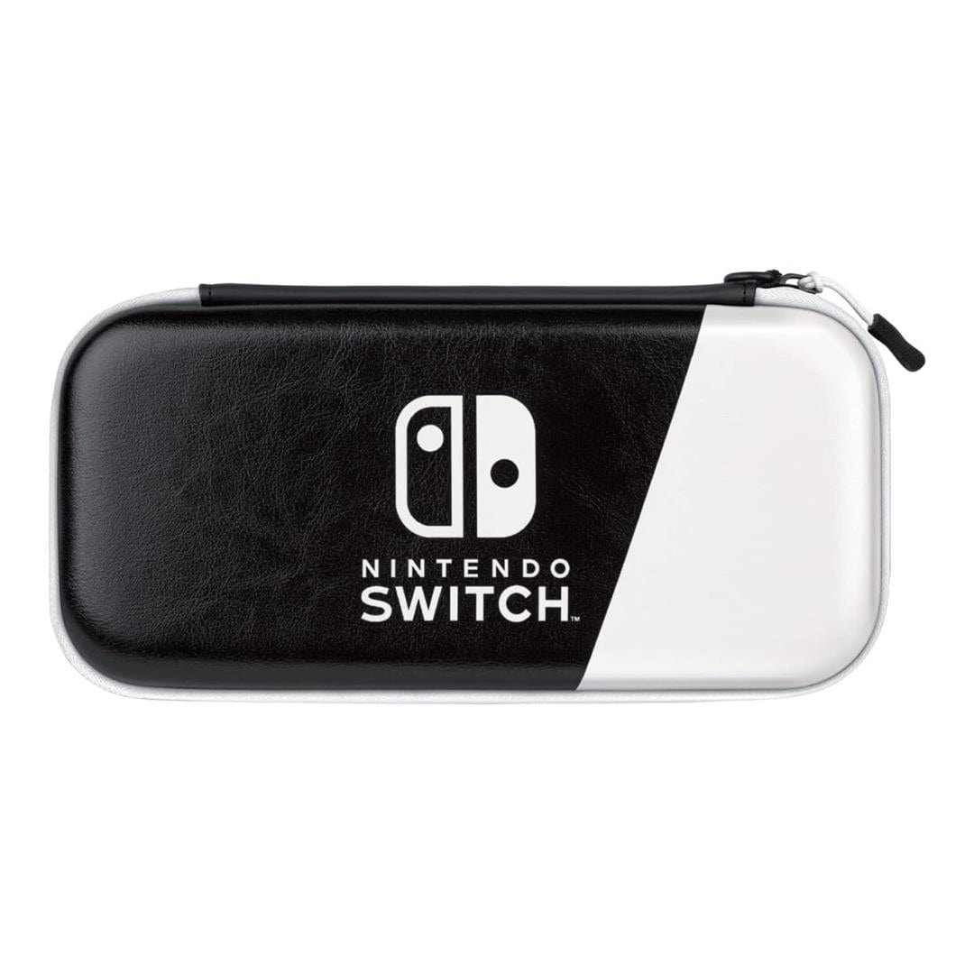 PDP Slim Deluxe Travel Case for Nintendo Switch Black and White 500-218-BW
